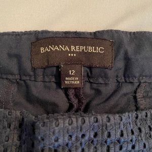 Banana Republic Navy Shorts Womens Size 12